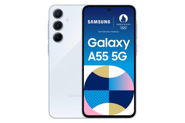 Samsung Galaxy A55 5G 16,8 cm (6.6") Hybrid Dual SIM Android 14 USB Type-C 8 GB 128 GB 5000 mAh Blå Blå