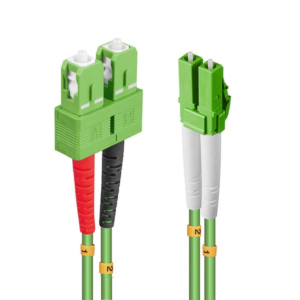 Lindy 46324 InfiniBand och fiberoptisk kabel 10 m 2x LC 2x SC Grön