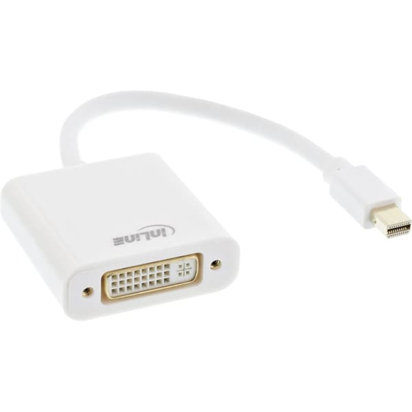 InLine 17194K videokabeladapter 0,15 m Mini DisplayPort DVI-D Vit