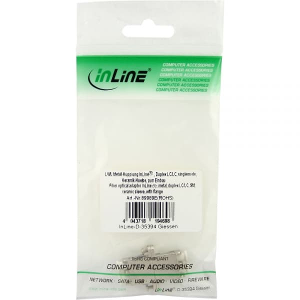 InLine 89989E fiberoptikadaptrar LC 1 styck