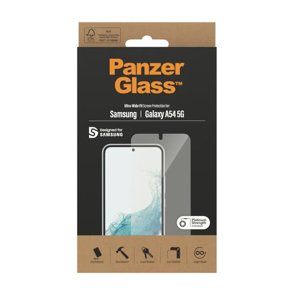 PanzerGlass Classic Fit Genomskinligt skärmskydd Samsung 1 styck