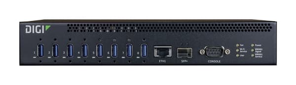 Digi AW08-G300 gränssnittshubbar USB 3.2 Gen 1 (3.1 Gen 1) Type-A 10000 Mbit/s Svart