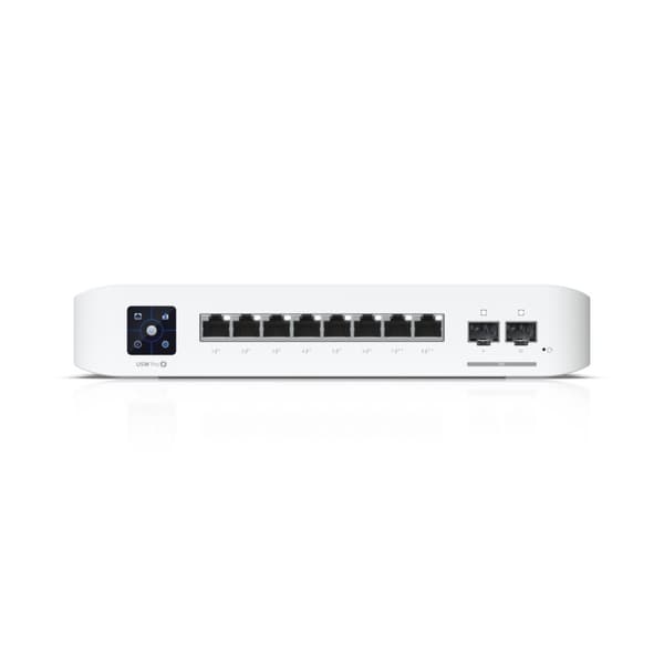 Ubiquiti UniFi USW-PRO-8-POE nätverksswitchar hanterad L2/L3 Gigabit Ethernet (10/100/1000) Strömförsörjning via Ethernet (PoE) stöd 1U Vit