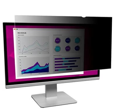 3M High Clarity sekretessfilter till widescreen-skärm 21,5 tum Svart
