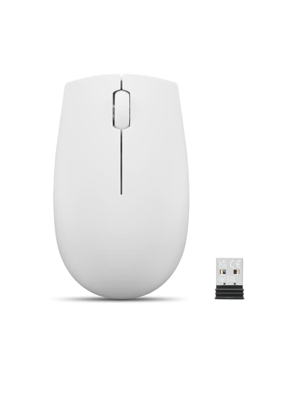 Lenovo 300 WIRELESS MOUSE?GREY datormöss Kontor Ambidextrous RF Trådlös Optisk 1000 DPI