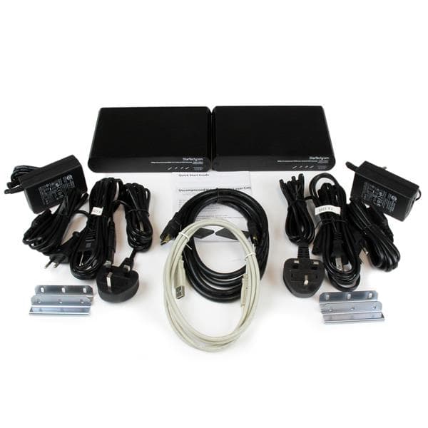 StarTech.com USB HDMI över Cat5e/Cat6 KVM-konsolförlängare med okomprimerad video på 1080p – 100 m
