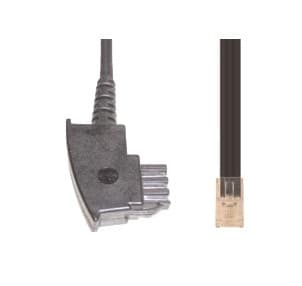 e+p T 180/3 telefonkablar 3 m Svart