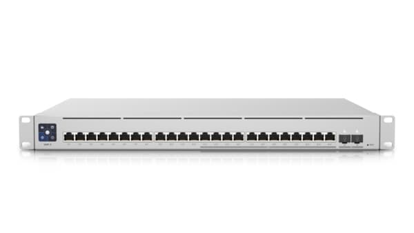 Ubiquiti UniFi USW-ENTERPRISE-24-POE-EU nätverksswitchar hanterad 2.5G Ethernet (100/1000/2500) Strömförsörjning via Ethernet (PoE) stöd Vit