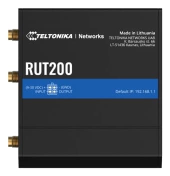 Teltonika RUT200 Mobilnät, router Svart