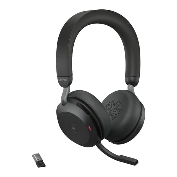 Jabra 27599-999-989 hörlur och headset Trådlös Huvudband Kontor/callcenter Bluetooth Laddningsställ Svart