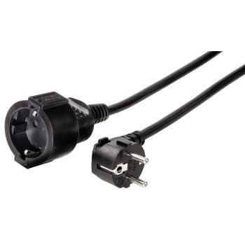 Hama 00047871 förlängningssladdar 10 m 1 AC-utgångar Svart