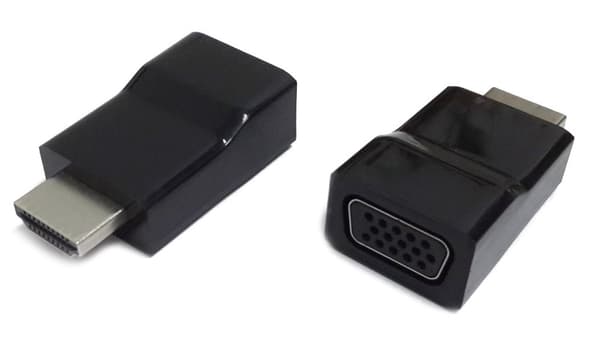 Gembird A-HDMI-VGA-001 kabelomvandlare (hane/hona) Svart