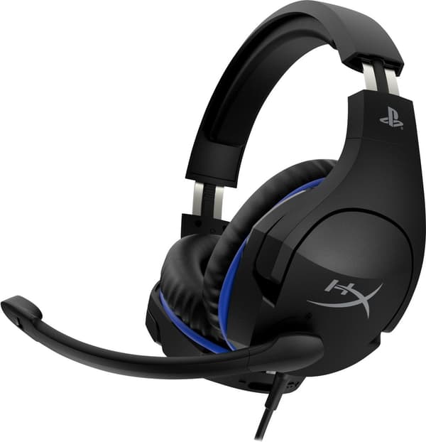 HyperX Cloud Stinger – gamingheadset – PS5/PS4 (svart-blå)