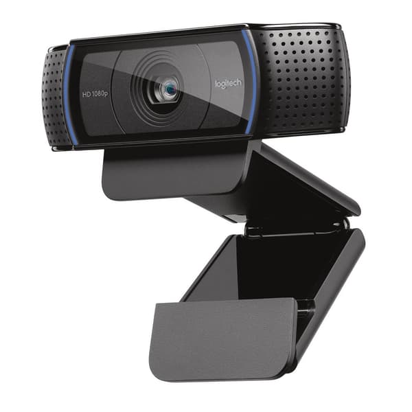 Logitech Hd Pro C920 webbkameror 3 MP 1920 x 1080 pixlar USB 2.0 Svart Svart