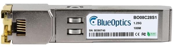 BlueOptics SFP-GIG-T transceiver-moduler för nätverk Koppar 1250 Mbit/s