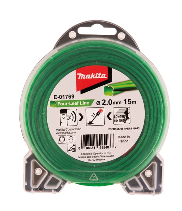 Makita E-01769 Tillbehör för häckskärare och grästrimmers Tråd till röjsåg