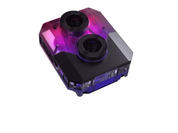 Phanteks EZ-Fit 450, Vannblokk, Akryl, Kopper, Polyoksymetylen (POM), Sort, Sølv, LGA 1700, AM4, Sokkel AM5, CPU, Prosessor