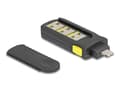 Miniatyrbild 3 av 5: Delock - Set med USB-portskydd - för USB Typ-A hona - svart, gul