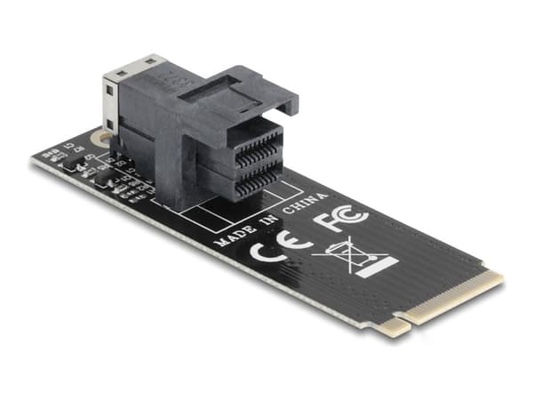 Delock - Grensesnittsadapter - M.2 2260 - M.2 NVMe Card / PCIe 4.0 (NVMe) - M.2 Card Sort