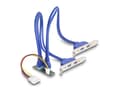 Pikkukuva 2 / 4: Delock muunnin M.2 Key B+M uros 4 x USB 5 Gbps Type-A naaras 50 cm:n kaapelilla