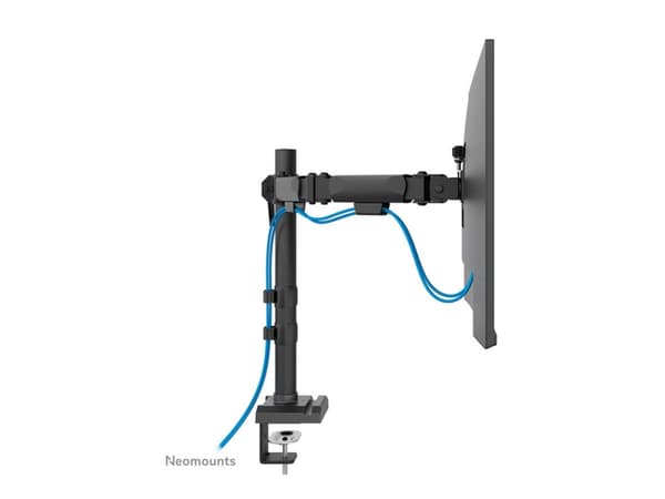 Neomounts DS60-600BL2 - Monteringssett (skjermarm) - full bevegelse - for 2 skjermer - stål - svart - skjermstørrelse: 10"-32" - skrivebordsmonterbar