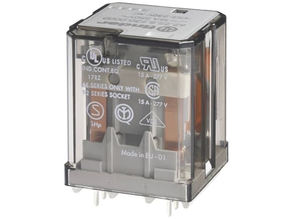 Finder 62.23.9.024.4300 PCB-rele 24 V/DC 16 A 3 x katkaisija 1 kpl