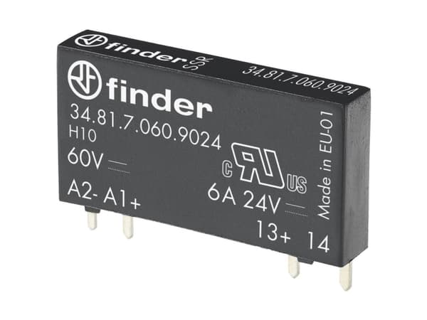 Finder Halvledarrelä 348170059024-20 6 A 1 st