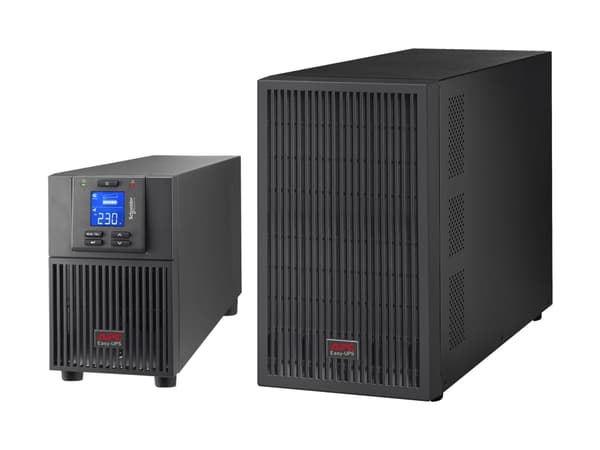 APC Easy UPS On-Line - UPS - tårn, utvidet driftstid - AC 220/230/240 V - 2700 watt - 3000 VA - enkeltfase - blysyre - USB, serial - utgangskontakter