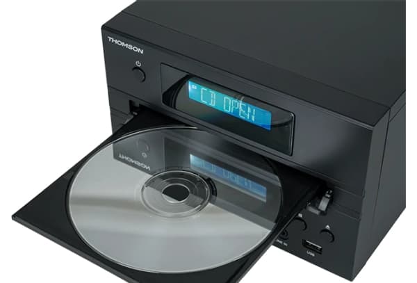 Musikksenter lydsystem - Thomson BT Radio Fm/cd/mp3/usb Svart.