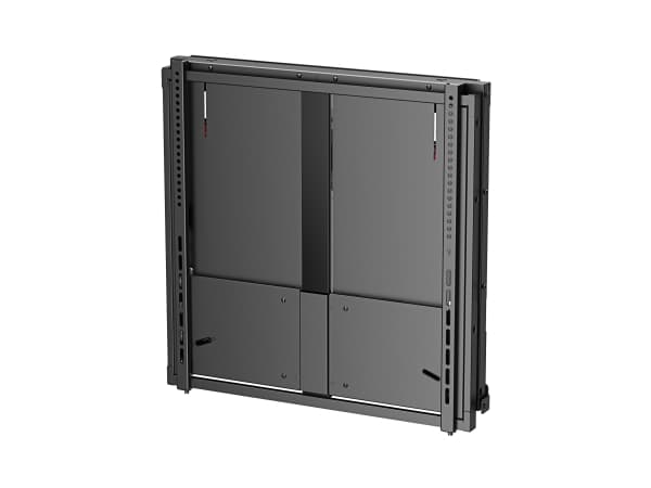 Equip 650345, 139,7 cm (55"), 2,18 m (86"), 200 x 200 mm, 600 x 600 mm, Gjuten aluminium, Plast, Stål, Svart
