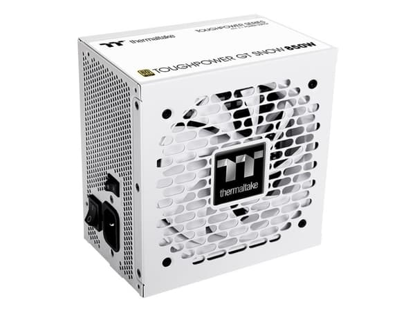 Thermaltake ToughPower GT Snow 850W - Nätaggregat (intern) - ATX12V 3.1/ EPS12V - 80 PLUS Gold - AC 100-240 V - 850 Watt - aktive PFC - snö