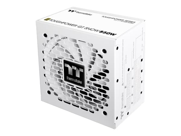 Thermaltake ToughPower GT Snow 850W - Nätaggregat (intern) - ATX12V 3.1/ EPS12V - 80 PLUS Gold - AC 100-240 V - 850 Watt - aktive PFC - snö Vit