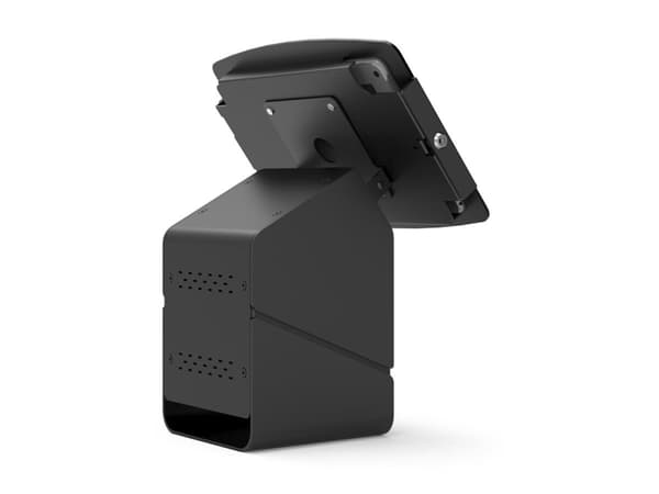 Compulocks iPad 10.2" Space Enclosure Tablet Printer Kiosk - Stativ - kioskstil - for skriver/nettbrett - svart - monteringsgrensesnitt: 100 x 100 mm