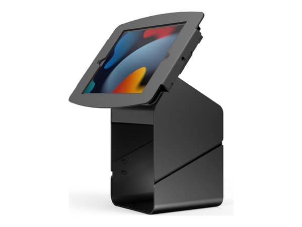 Compulocks iPad 10.2" Space Enclosure Tablet Printer Kiosk - Stativ - kioskstil - for skriver/nettbrett - svart - monteringsgrensesnitt: 100 x 100 mm