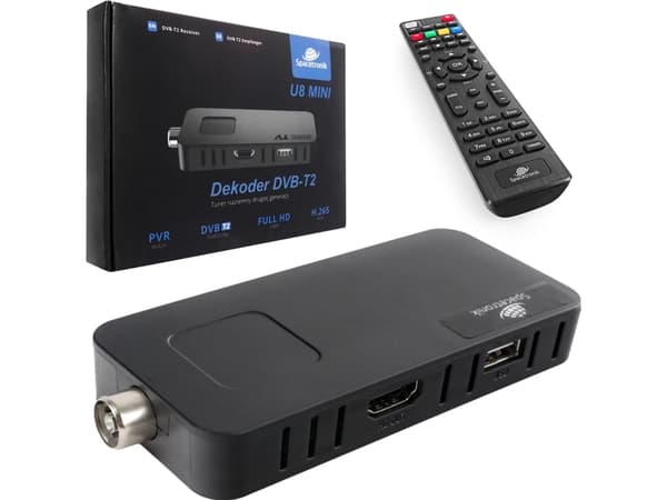 Tuner TV Spacetronik Tuner H.265 DVB-T2 HDMI Spacetronik U8 MINI
