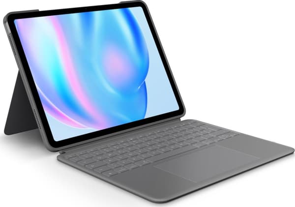 Logitech Combo Touch QWERTZ tyska Smart Connector Grå
