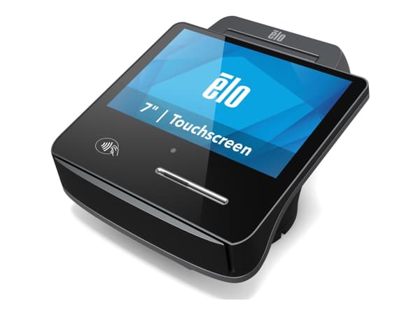 Elo Pay 7" - Allt-i-ett 1 x Snapdragon 660 upp till - RAM 4 GB - flash 64 GB - NFC - Android 12 - skärm: LCD 7" 1920 x 1080 (Full HD) pekskärm - svar Svart
