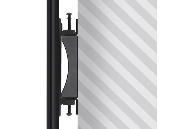 B-Tech BT8390-WFK8, Beslag, Sort, 80 kg, 29,8 mm, 202 mm