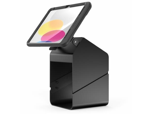 Compulocks iPad 10th-11th (A16) Gen PowerMove Tablet Printer Kiosk - Ställ - kioskstil - för skrivare/surfplatta - låsbar - svart - skärmstorlek: 10.