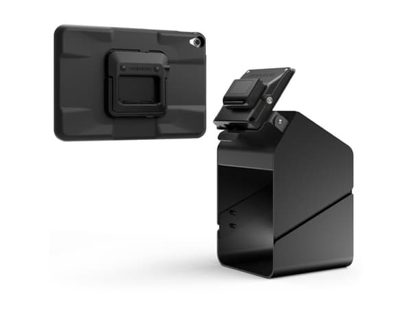Compulocks iPad 10th-11th (A16) Gen PowerMove Tablet Printer Kiosk - Ställ - kioskstil - för skrivare/surfplatta - låsbar - svart - skärmstorlek: 10.
