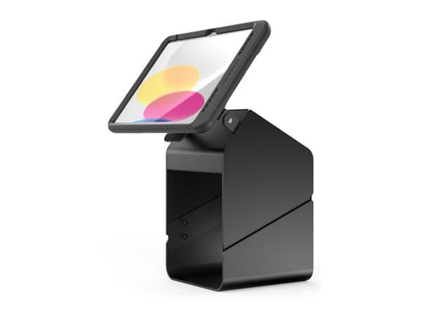 Compulocks iPad 10th-11th (A16) Gen PowerMove Tablet Printer Kiosk - Ställ - kioskstil - för skrivare/surfplatta - låsbar - svart - skärmstorlek: 10.