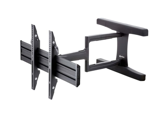 EDBAK VSM653 - Monteringssats (väggfäste, dubbel svängtappsarm) - för platt panel - aluminium - svart - skärmstorlek: 49"-65" Svart