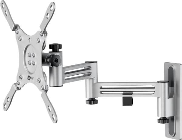 GOOBAY TV-seinäteline Caravan FULLMOTIOM (M) hopea, 380mm