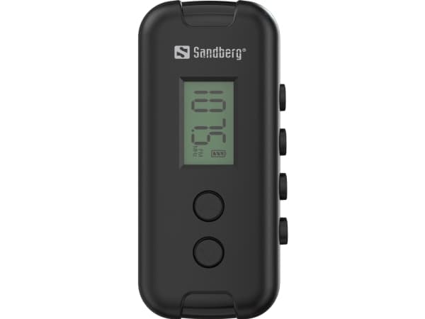 Sandberg Pocket Radio FM for AAA battery, Portable, FM, 76 - 109 MHz, 300 - 8000 Hz, 55 dB, Amber