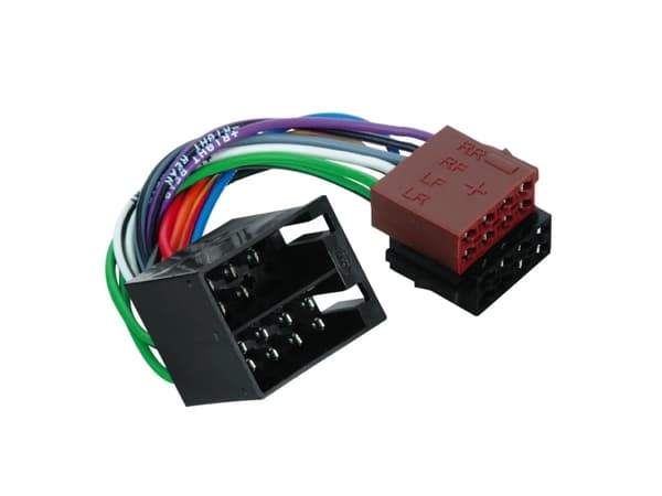 Hama 00185823, ISO adapter, ISO 8-pin + ISO 5-pin, Mini ISO 6-pin, Male, Male, Universal