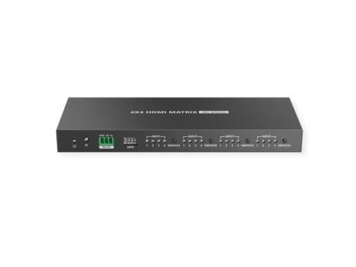VALUE HDMI Matrix Switcher, 4x4, 4K60Hz, med fjernkontroll