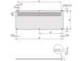 Miniatyrbilde 2 av 2: SCHROFF SCHROFF bakpanel, perforert, uskjermet, for RatiopacPRO og PropacPRO, 4 HU, 84 HK