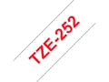 Pikkukuva 1 / 2: Brother Gloss Laminated Labelling Tape - 24mm, Red/White, TZ, 8 m, 2,4 cm