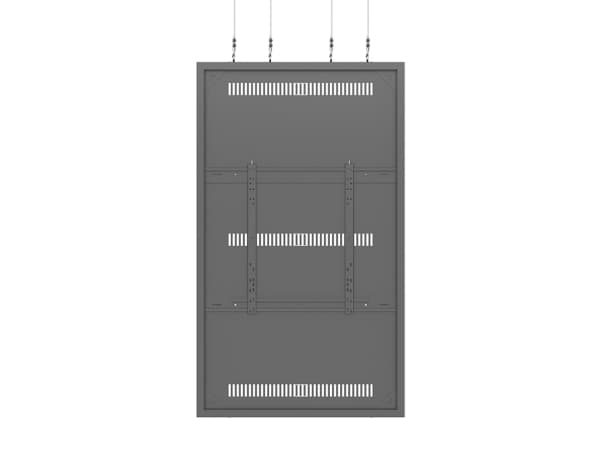 Multibrackets M Pro Series - Hölje - för digital skylt - vajer, medel - stål - svart - skärmstorlek: 75" - takmonterbar