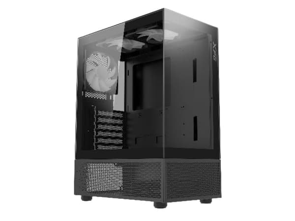 XPG Invader X Mini, Midi Tower, PC, Sort, ATX, Micro ATX, Mini-ITX, SPCC, 16,6 cm Sort